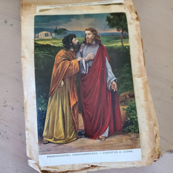 Antique Beautiful Leather Post Card Religious Collection Poland Architectures - Picture 6 of 11